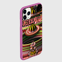 Чехол iPhone 11 Pro матовый Всемирно известная Королевская Битва, цвет: 3D-фиолетовый — фото 2