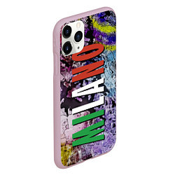Чехол iPhone 11 Pro матовый Avant-garde color texture - Milano, цвет: 3D-розовый — фото 2