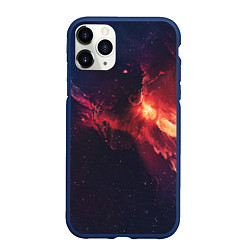 Чехол iPhone 11 Pro матовый Красивая космическая туманность