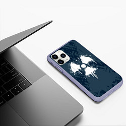 Чехол iPhone 11 Pro матовый S T A L K E R 2, цвет: 3D-светло-сиреневый — фото 2