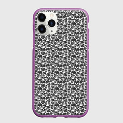 Чехол iPhone 11 Pro матовый Череп со скулами