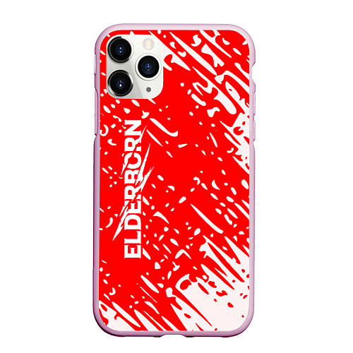 Чехол iPhone 11 Pro матовый Elderborn краска / 3D-Розовый – фото 1