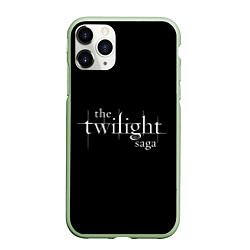 Чехол iPhone 11 Pro матовый The twilight saga, цвет: 3D-салатовый