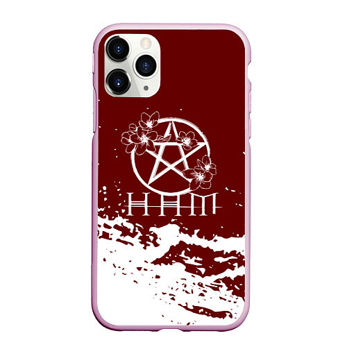 Чехол iPhone 11 Pro матовый The him - краска / 3D-Розовый – фото 1