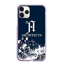 Чехол iPhone 11 Pro матовый Architects - краска, цвет: 3D-сиреневый