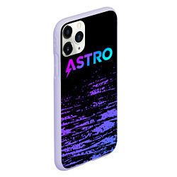 Чехол iPhone 11 Pro матовый Astro -градиент, цвет: 3D-светло-сиреневый — фото 2