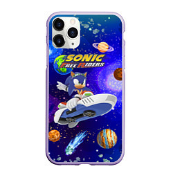 Чехол iPhone 11 Pro матовый Sonic Free Riders - Hedgehog - Racer