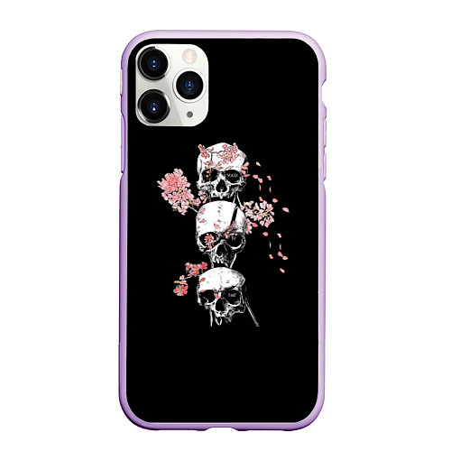 Чехол iPhone 11 Pro матовый Youll be fine / 3D-Сиреневый – фото 1