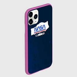 Чехол iPhone 11 Pro матовый Nasa - планеты, цвет: 3D-фиолетовый — фото 2