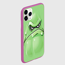 Чехол iPhone 11 Pro матовый Plants vs Zombies Кабачок, цвет: 3D-фиолетовый — фото 2
