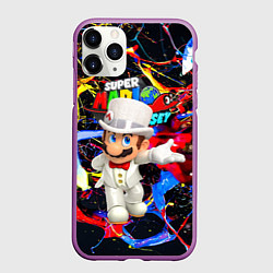 Чехол iPhone 11 Pro матовый Super Mario Odyssey - Nintendo - видеоигра