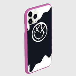 Чехол iPhone 11 Pro матовый Blink 182 потеки, цвет: 3D-фиолетовый — фото 2