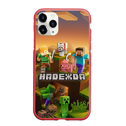 Чехол iPhone 11 Pro матовый Надежда Minecraft