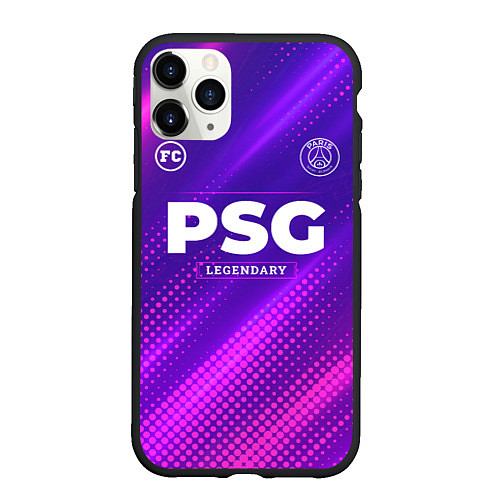 Чехол iPhone 11 Pro матовый PSG legendary sport grunge / 3D-Черный – фото 1