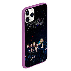 Чехол iPhone 11 Pro матовый Stray Kids boy band, цвет: 3D-фиолетовый — фото 2