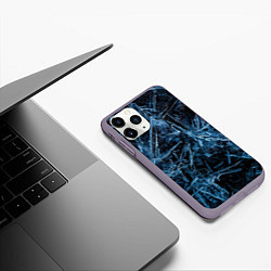 Чехол iPhone 11 Pro матовый Ледяная планета, цвет: 3D-серый — фото 2