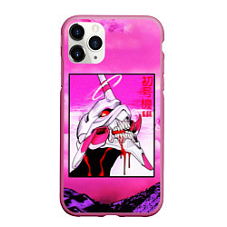 Чехол iPhone 11 Pro матовый Neon Genesis Evangelion: Eva 01