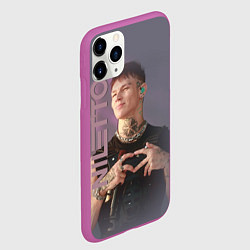 Чехол iPhone 11 Pro матовый Niletto- моя любимка, цвет: 3D-фиолетовый — фото 2