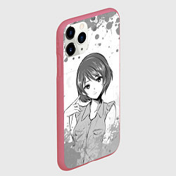 Чехол iPhone 11 Pro матовый Rui Tachibana art, цвет: 3D-малиновый — фото 2