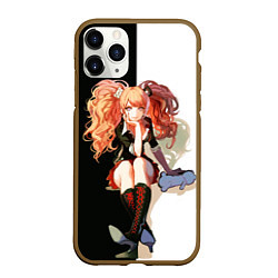 Чехол iPhone 11 Pro матовый Джунко Эношима - Danganronpa, цвет: 3D-коричневый