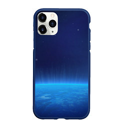 Чехол iPhone 11 Pro матовый OpenSpace, цвет: 3D-тёмно-синий