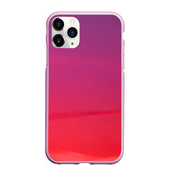 Чехол iPhone 11 Pro матовый Красное небо, цвет: 3D-розовый