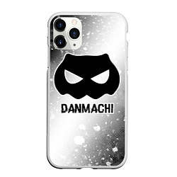 Чехол iPhone 11 Pro матовый DanMachi glitch на светлом фоне, цвет: 3D-белый