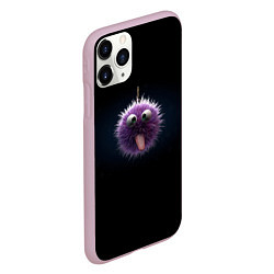 Чехол iPhone 11 Pro матовый Забавное существо, цвет: 3D-розовый — фото 2