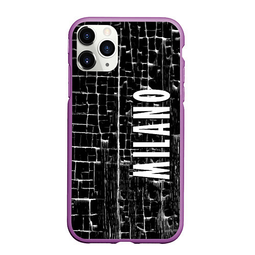 Чехол iPhone 11 Pro матовый Milano - autumn - winter 2025 / 3D-Фиолетовый – фото 1