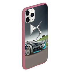 Чехол iPhone 11 Pro матовый Citroen DS Spirit - скоростной режим, цвет: 3D-малиновый — фото 2