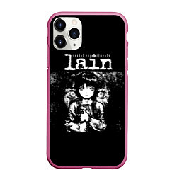 Чехол iPhone 11 Pro матовый Serial Experiments Lain