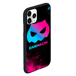 Чехол iPhone 11 Pro матовый DanMachi - neon gradient, цвет: 3D-черный — фото 2