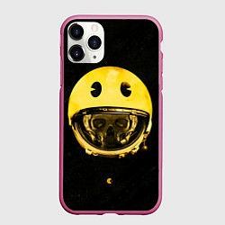 Чехол iPhone 11 Pro матовый Space pac-man