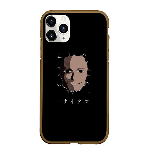 Чехол iPhone 11 Pro матовый One-Punch Man / 3D-Коричневый – фото 1