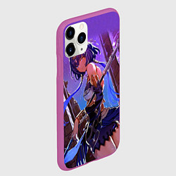 Чехол iPhone 11 Pro матовый Кандакия, цвет: 3D-фиолетовый — фото 2