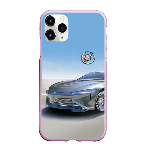 Чехол iPhone 11 Pro матовый Buick concept в пустыне / 3D-Розовый – фото 1