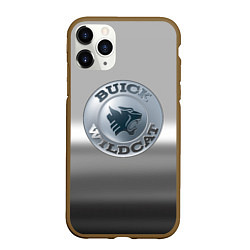 Чехол iPhone 11 Pro матовый Buick Wildcat - emblem, цвет: 3D-коричневый