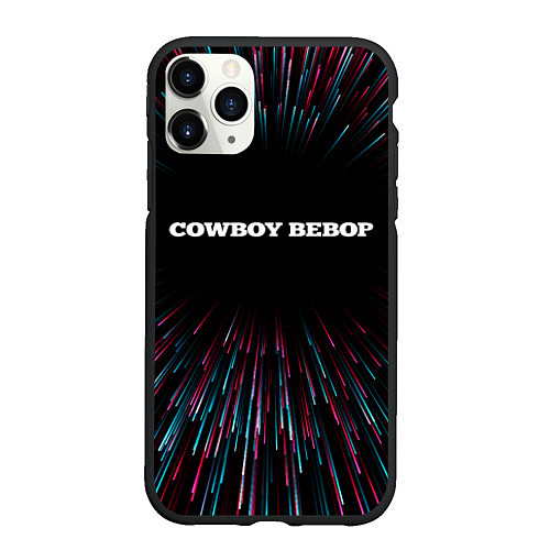 Чехол iPhone 11 Pro матовый Cowboy Bebop infinity / 3D-Черный – фото 1