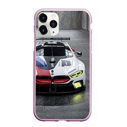 Чехол iPhone 11 Pro матовый BMW M8 - M Power - Motorsport, цвет: 3D-розовый