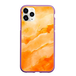 Чехол iPhone 11 Pro матовый Оранжевое настроение