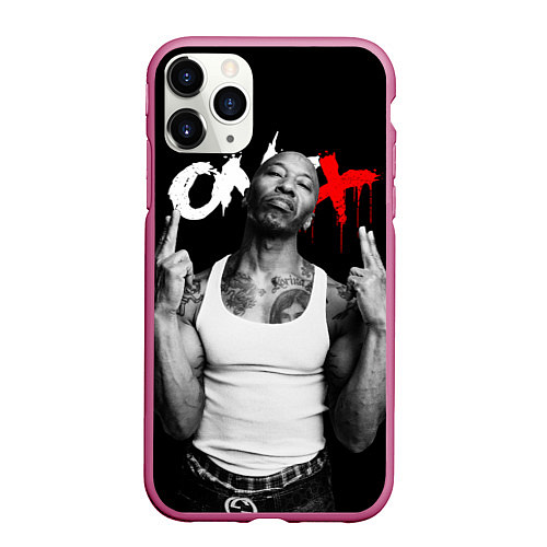 Чехол iPhone 11 Pro матовый Onyx - Fredro Starr / 3D-Малиновый – фото 1