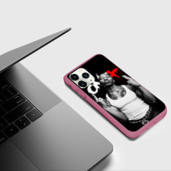 Чехол iPhone 11 Pro матовый Onyx - Fredro Starr, цвет: 3D-малиновый — фото 2