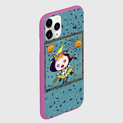 Чехол iPhone 11 Pro матовый Маленькая ведьмочка, цвет: 3D-фиолетовый — фото 2