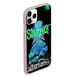 Чехол iPhone 11 Pro матовый Slipknot monster, цвет: 3D-розовый — фото 2