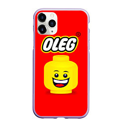 Чехол iPhone 11 Pro матовый Олег Lego, цвет: 3D-светло-сиреневый
