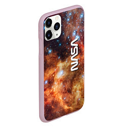 Чехол iPhone 11 Pro матовый Рождение новой звезды - NASA, цвет: 3D-розовый — фото 2