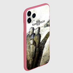 Чехол iPhone 11 Pro матовый Three Days Grace дебютный альбом, цвет: 3D-малиновый — фото 2