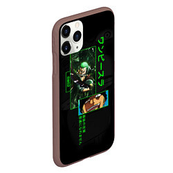 Чехол iPhone 11 Pro матовый One Piece: Zoro, цвет: 3D-коричневый — фото 2