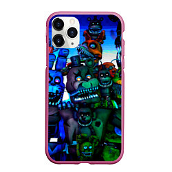 Чехол iPhone 11 Pro матовый Five Nights at Freddys 4