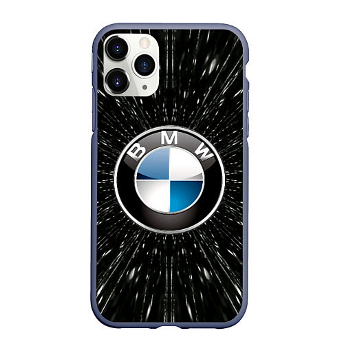 Чехол iPhone 11 Pro матовый БМВ эмблема, автомобильная тема / 3D-Серый – фото 1
